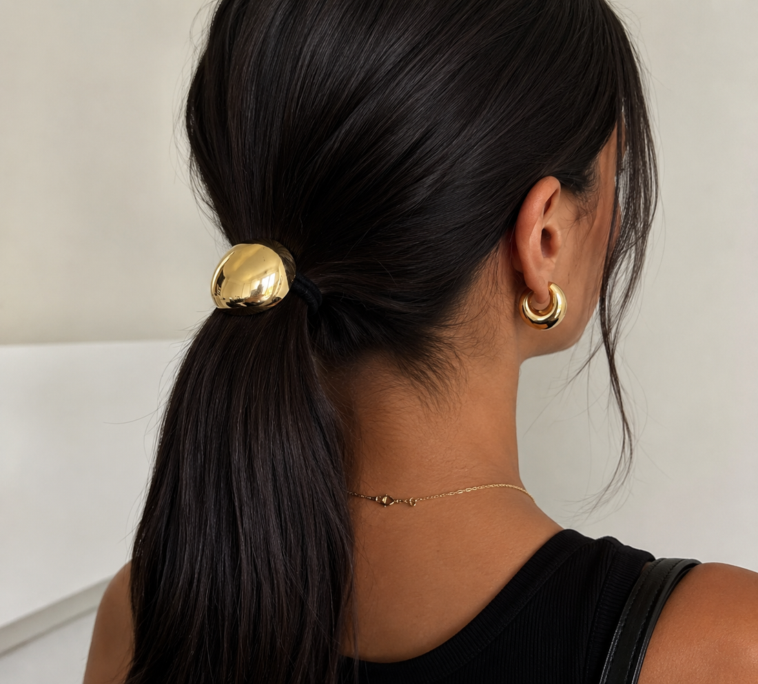 The Goldie Tie (2pc) | Gold / Silver