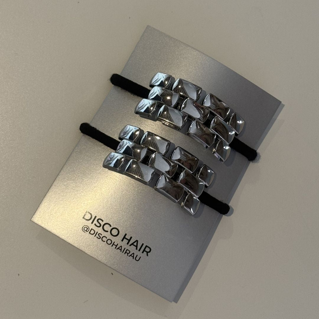 Disco Link Hair Cuff (2pcs)